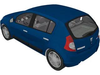 Renault/Dacia Sandero 3D Model preview