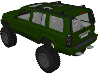 Jeep Commander [Lifted] 3D Model preview