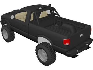 Chevrolet S-10 Pickup [Lifted] 3D Model preview