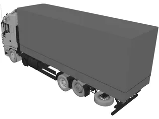 Iveco Stralis 3D Model preview