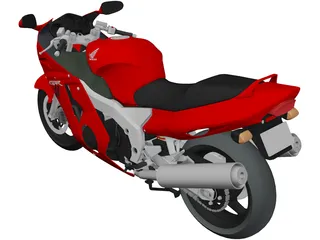 Honda CBR1100XX 3D Model preview