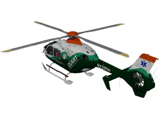 Eurocopter EC-135 3D Model preview