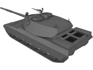 Russian T-102 3D Model preview