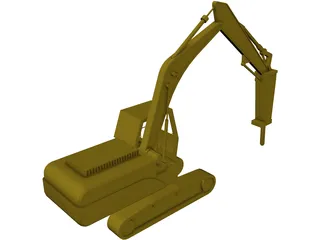 Rock Breaker 3D Model preview