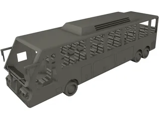 Bus 3D Model preview