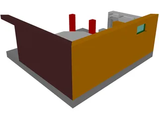 Kitchen 3D Model preview