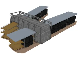 Botel 3D Model preview