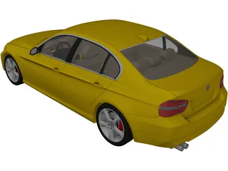 BMW 3-Series Sedan (2005) 3D Model preview