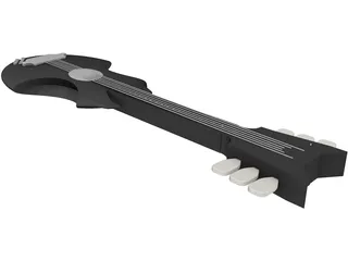 Guitar Fictional 3D Model preview