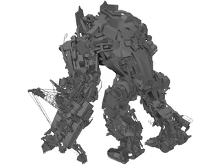 Transformers 2 Devastator 3D Model preview