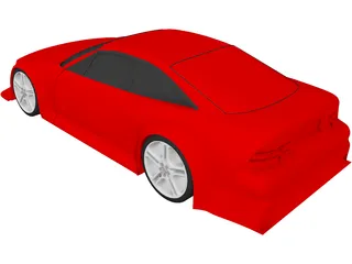 Opel Calibra DTM 3D Model preview