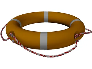 Life Belt 3D Model preview