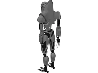 Vipers Battlestar Armored Robot 3D Model preview