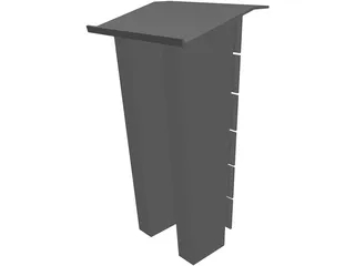 Pulpit 3D Model preview