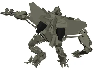 Transformers Starscream 3D Model preview