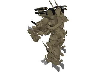 Transformers Brawl 3D Model preview