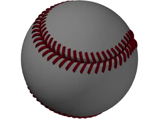 Baseball 3D Model preview