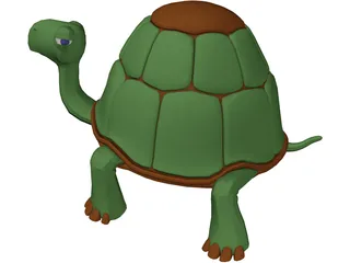 Turtle Toy 3D Model preview
