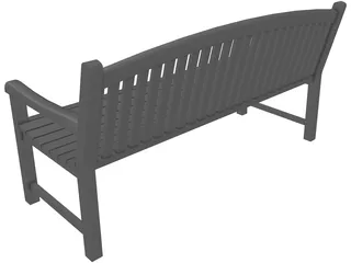 Garden Seat 3D Model preview