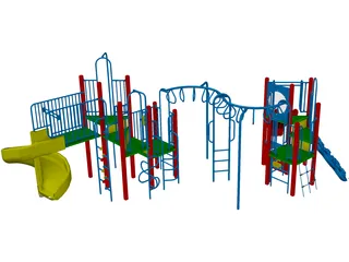 Playground Equipment 3D Model preview