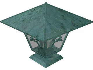 Light Lantern-Craftsman 3D Model preview