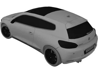 Volkswagen Scirocco 3D Model preview