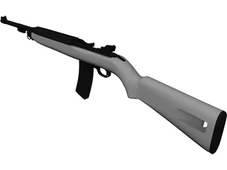 M1 .30 Carbine 3D Model preview