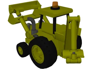 Loader Scoop 3D Model preview