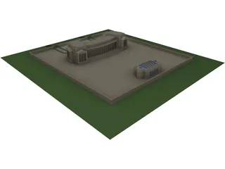 Italian Palace 3D Model preview