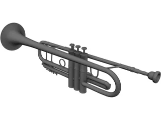 Trumpet 3D Model preview