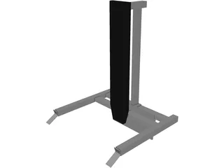 Bench Press 3D Model preview