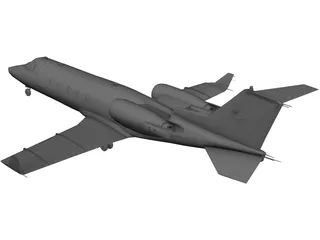 Bombardier Learjet 60 3D Model preview