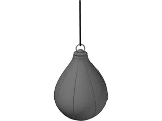 Boxing Pear 3D Model preview