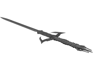 Fantasy Sword 3D Model preview
