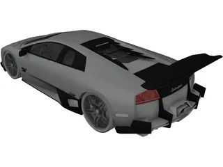 Lamborghini Murcielago LP670-4 SV 3D Model preview