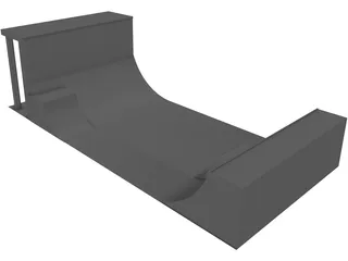Halfpipe 3D Model preview