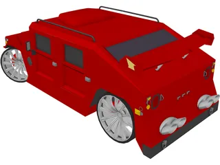Hummer [Tuned] 3D Model preview