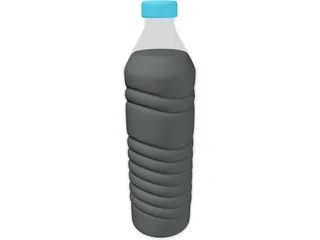 Water Bottle 1L 3D Model preview
