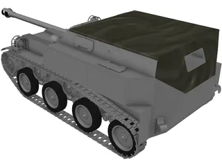 ASU-57 3D Model preview
