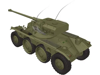 EBR-90 APC 3D Model preview