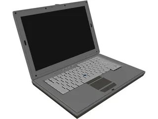 Laptop Dell Latitude 3D Model preview