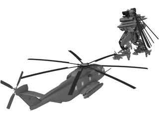 Transformers Blackout 3D Model preview