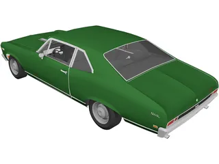 Chevrolet Nova SS (1969) 3D Model preview