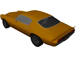 Chevrolet Camaro Z28 (1972) 3D Model preview