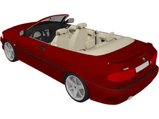 SAAB 9-3 Convertible 3D Model preview