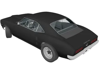 Pontiac Firebird (1968) 3D Model preview