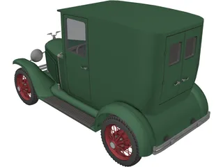 Packard Panel (1922) 3D Model preview