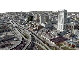Milwaukee City 3D Model preview