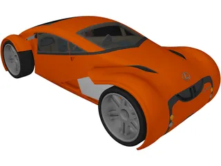 Lexus CS 2054 3D Model preview