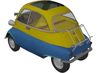 BMW Isetta 250 (1956-1962) [+Interior] 3D Model preview